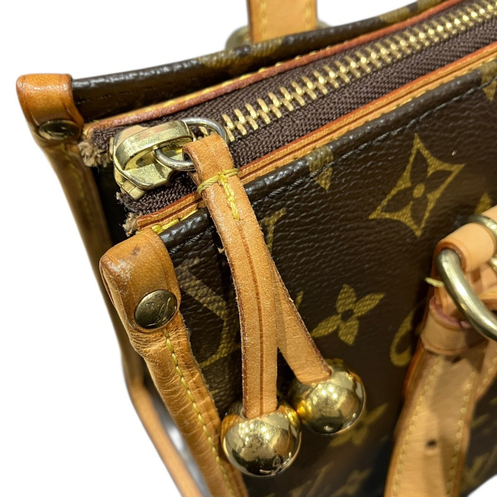 Louis Vuitton Brown Pvc Tote Bag