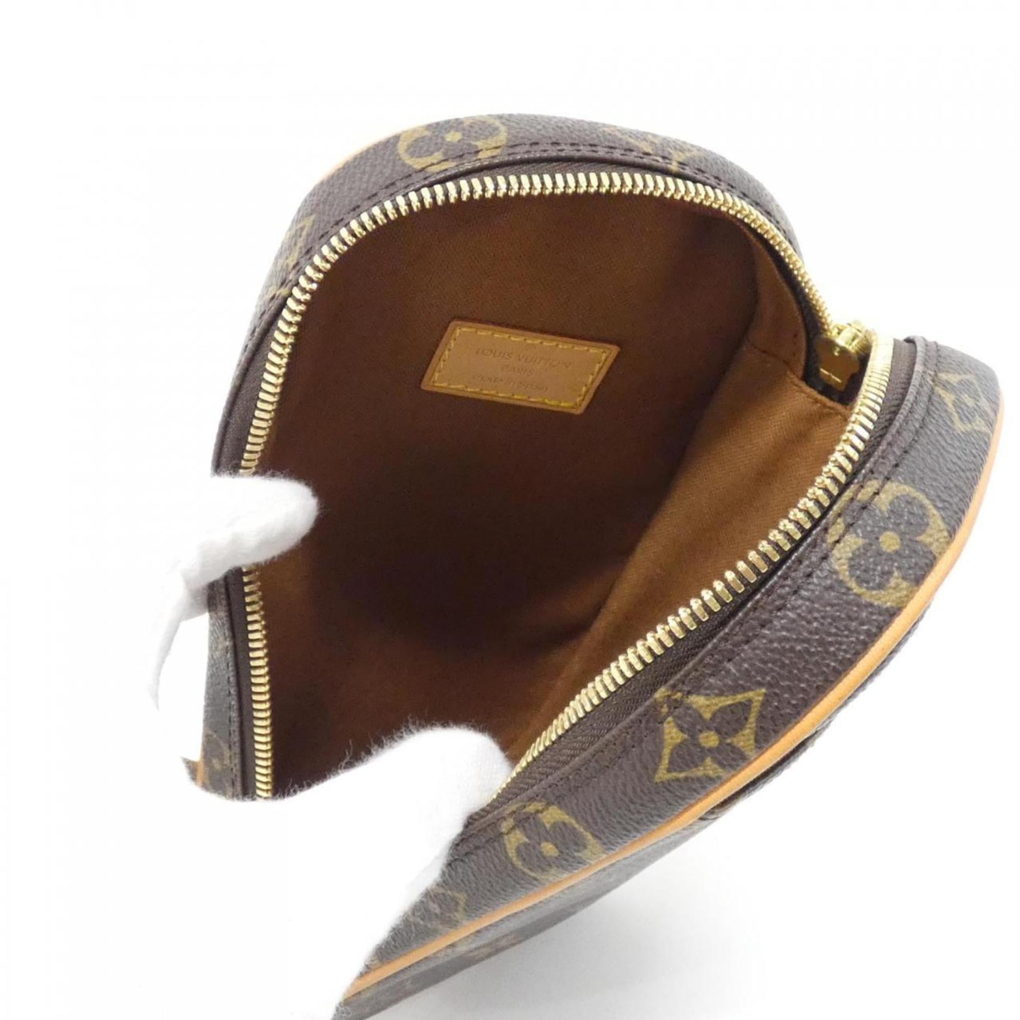 Louis Vuitton Marron Coated Canvas Pochette Shoulder Bag