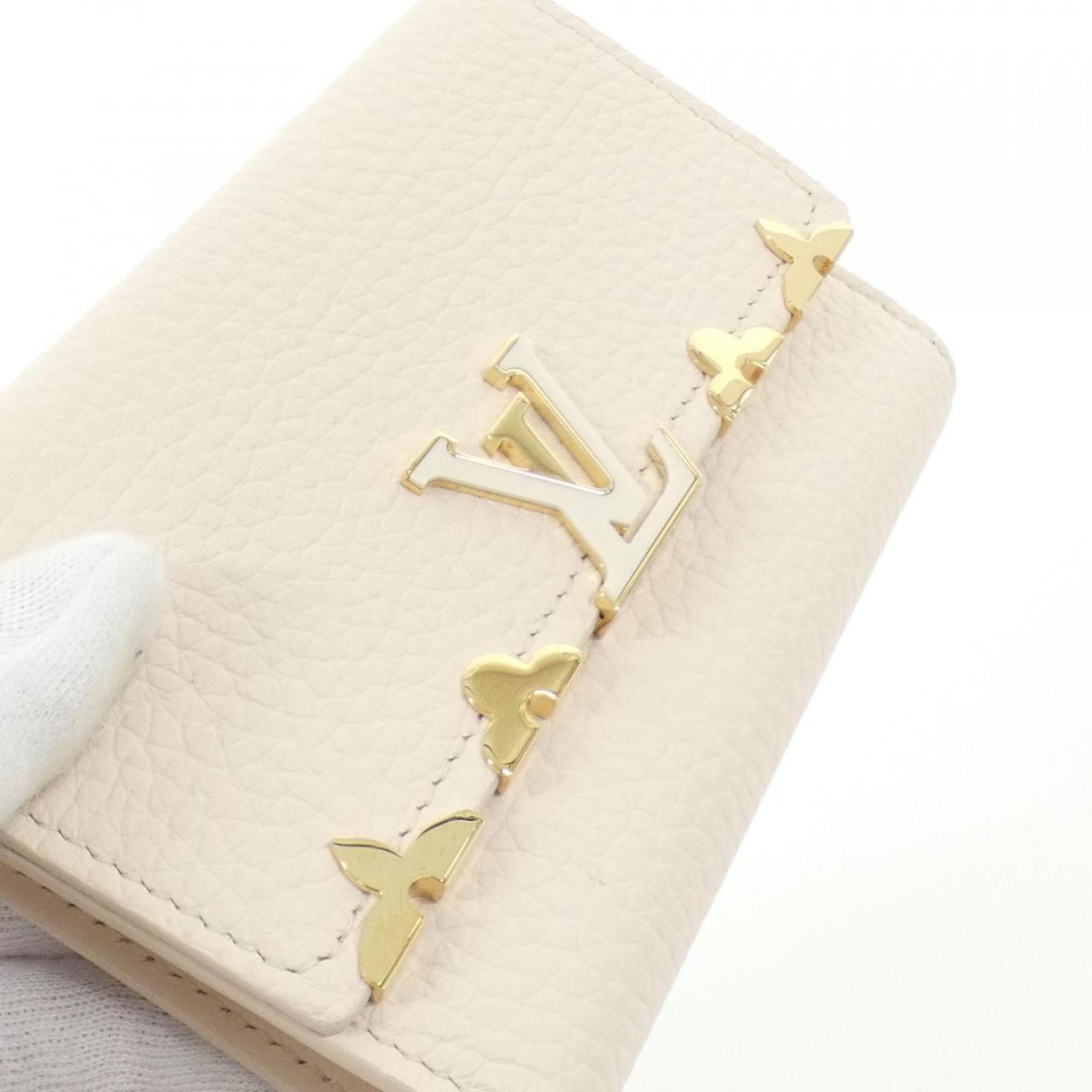 Louis Vuitton Leather Wallet (Tri-Fold)