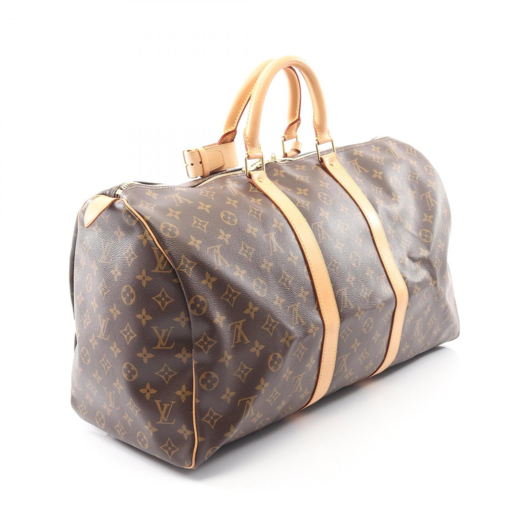 Louis Vuitton Brown Monogram Monogram Boston Bag