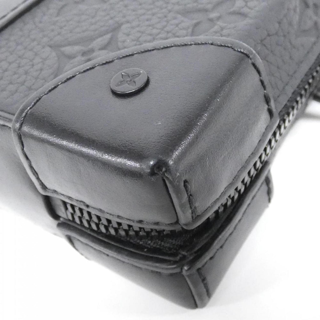 Louis Vuitton Black Leather Shoulder Bag