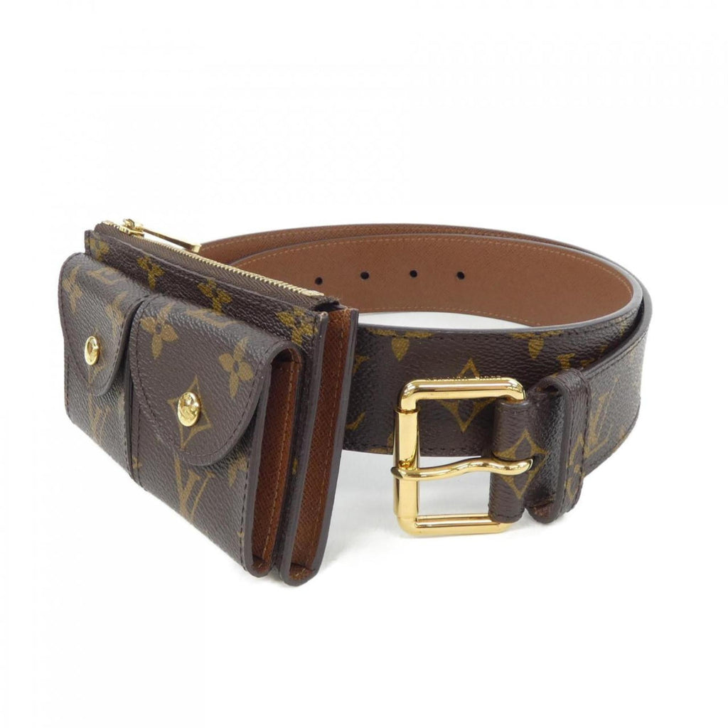 Louis Vuitton Brown Coated Canvas Fanny Pack Pochette
