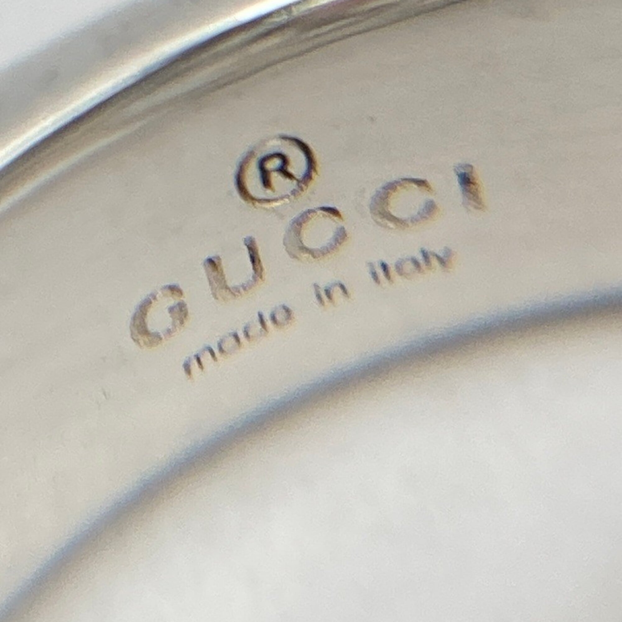 Gucci Silver 925 Band Ring (Pre-Owned)
