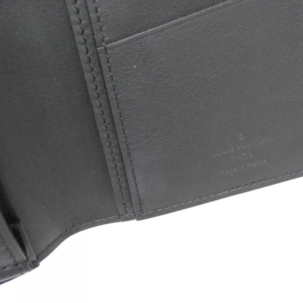 Louis Vuitton Black Leather Long Wallet