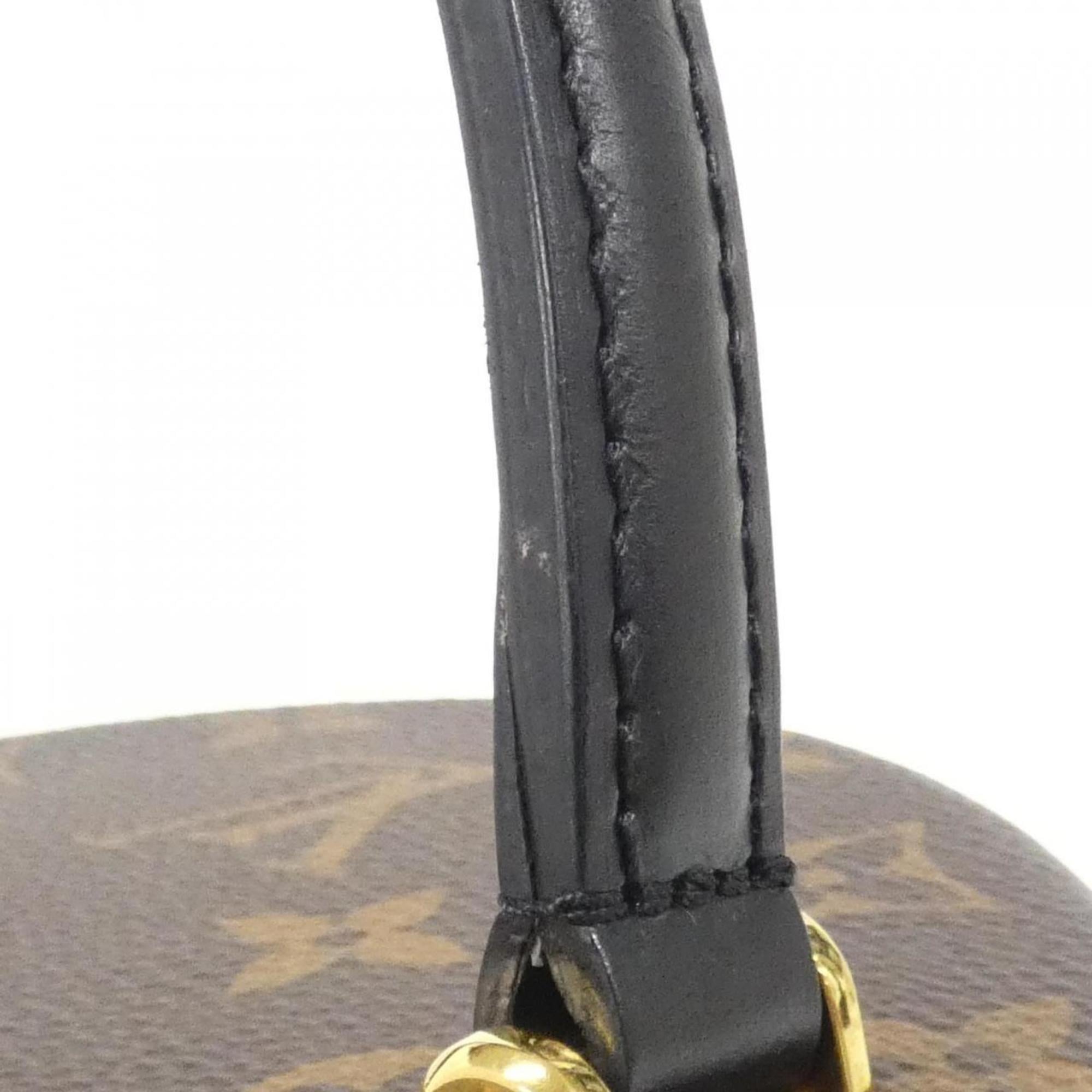 Louis Vuitton Marron Coated Canvas Handbag