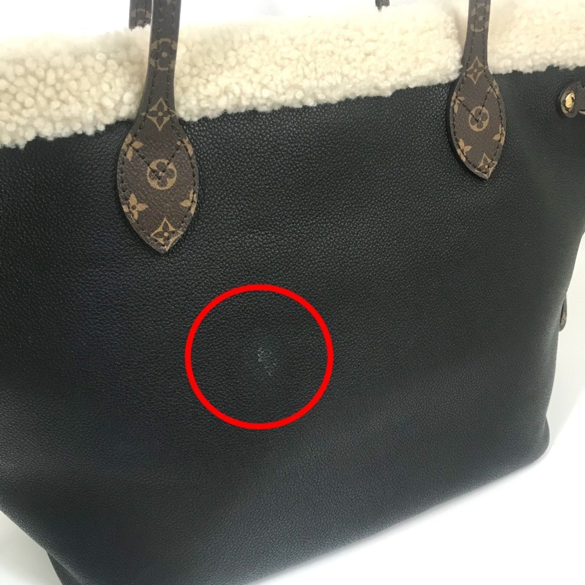 Louis Vuitton Black Monogram Monogram Leather Shoulder Bag Tote Bag