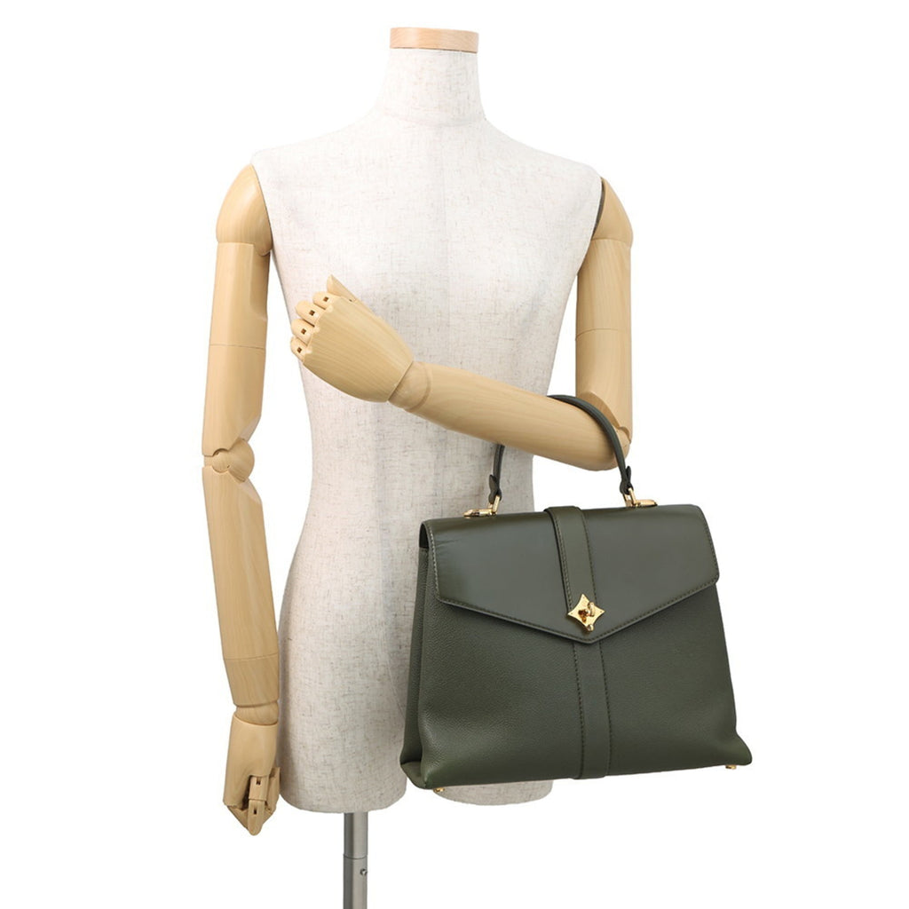 Louis Vuitton Khaki Rose Exotic Leather Handbag Shoulder Bag