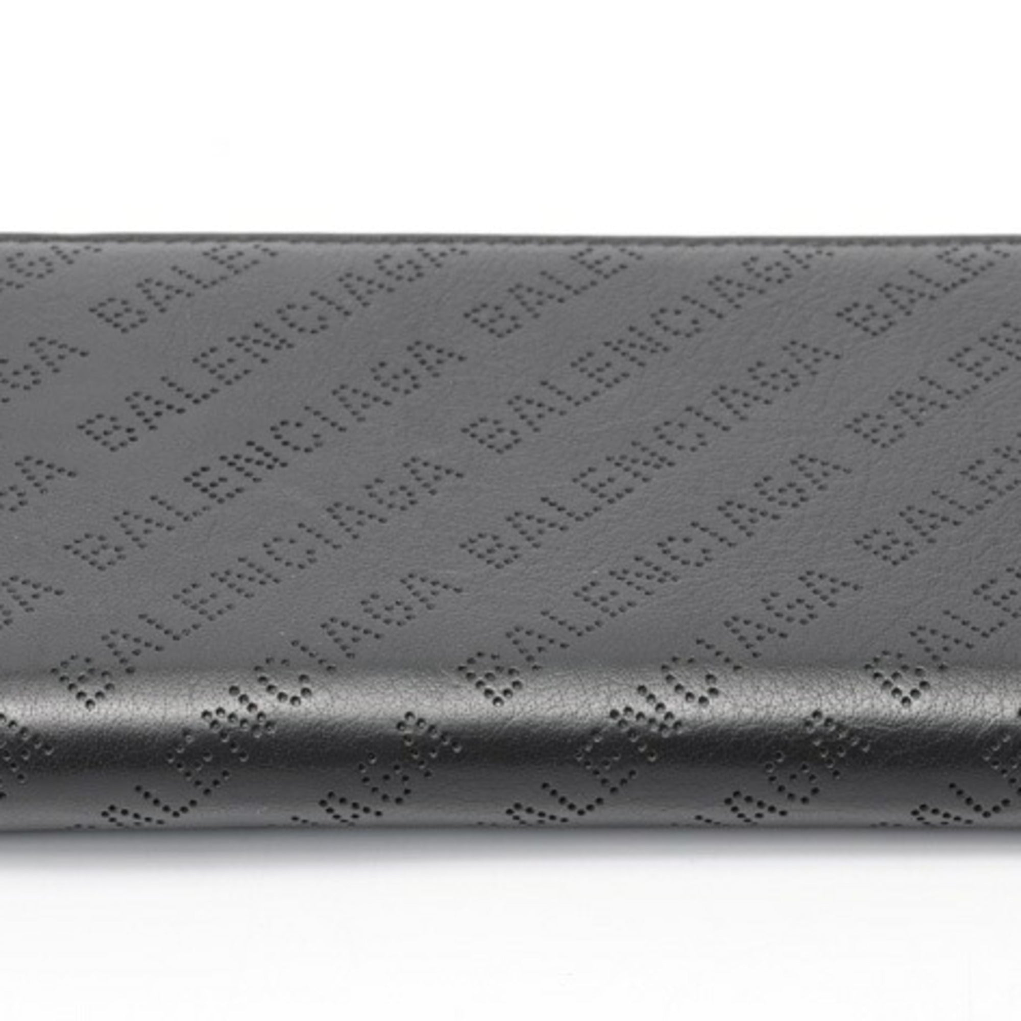Balenciaga Black Leather Coin Purse/Coin Case