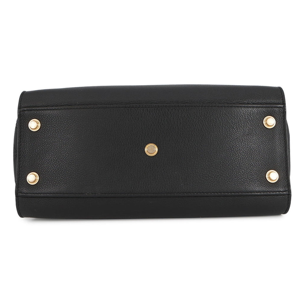 Louis Vuitton Noir Monogram Leather Handbag