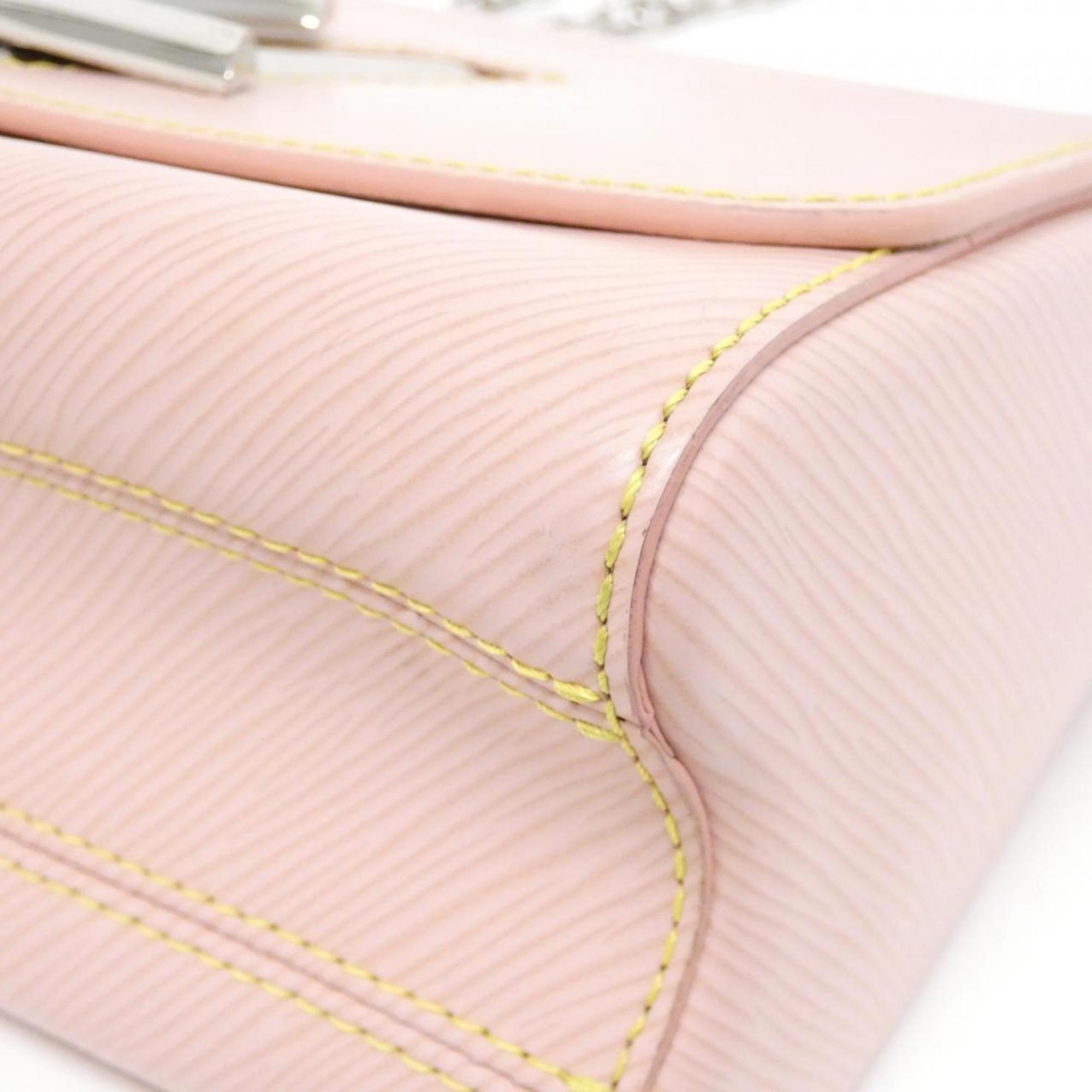 Louis Vuitton Pink Leather Shoulder Bag