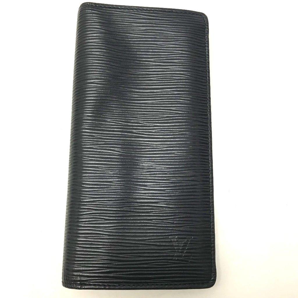 Louis Vuitton Navy Leather Long Wallet
