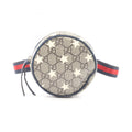 Gucci Beige Navy Pvc Coated Canvas Leather Fanny Pack Handbag (Pre-Owned)