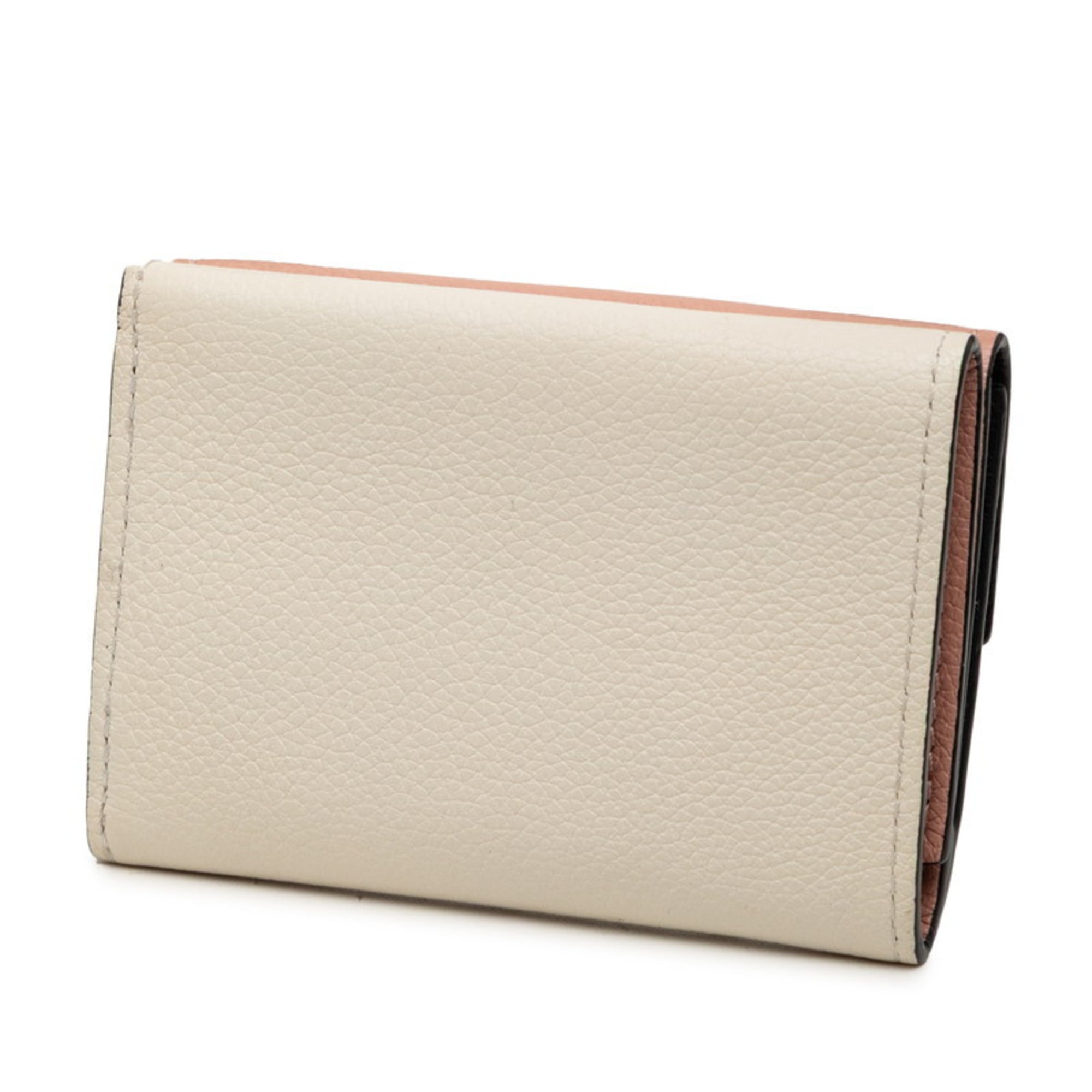 Louis Vuitton Pink Leather Wallet (Tri-Fold)