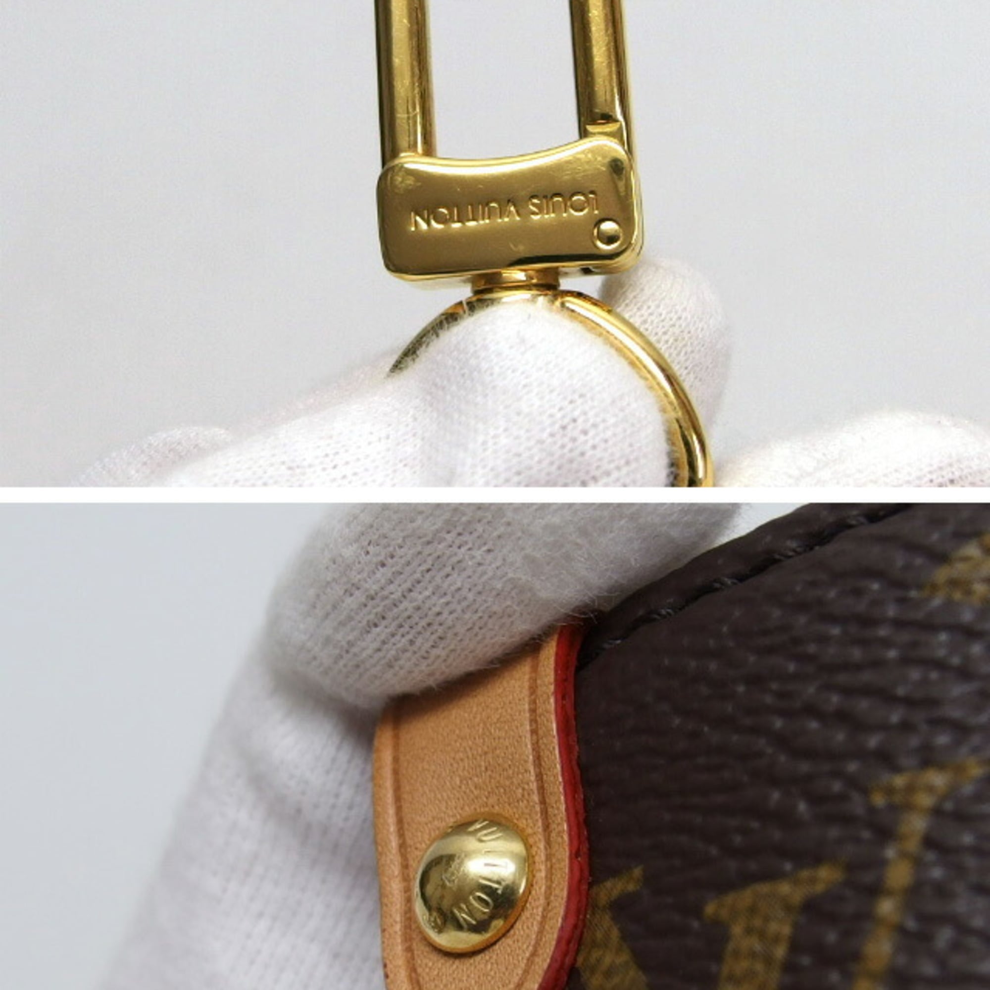 Louis Vuitton Brown Monogram Canvas Handbag Shoulder Bag