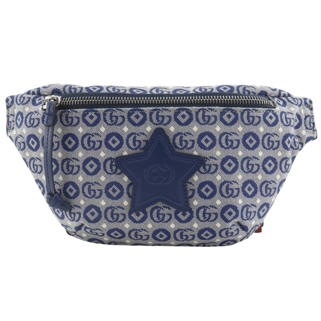 Gucci Navy Canvas Fanny Pack (Pre-Owned)