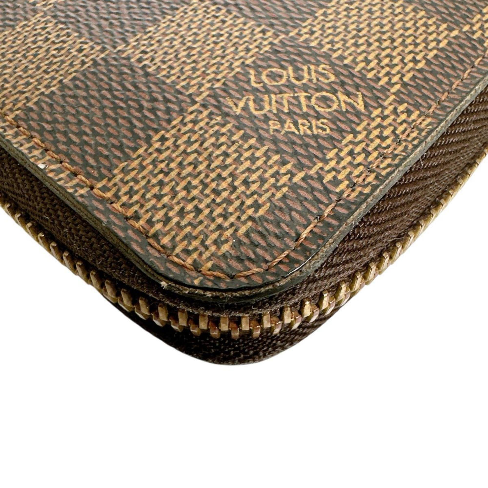 Louis Vuitton Brown Damier Canvas Damier Canvas Long Wallet