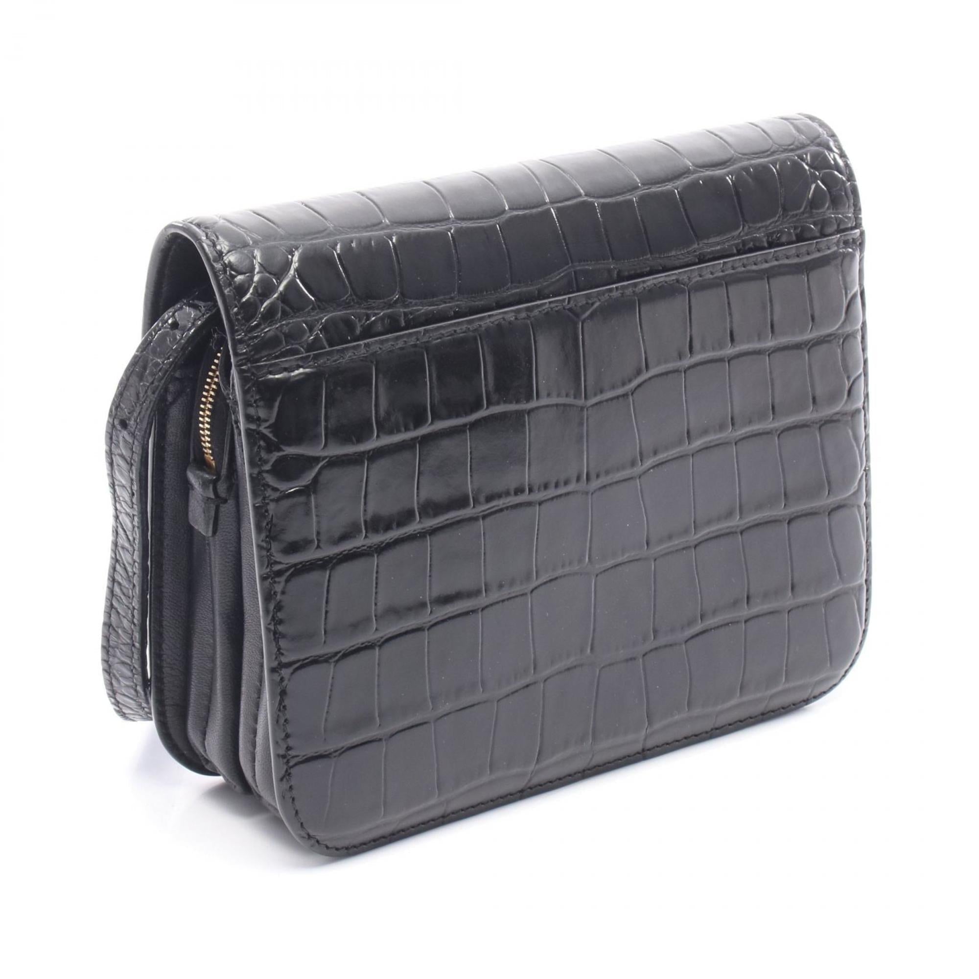 Balenciaga Black Patent Leather Handbag Shoulder