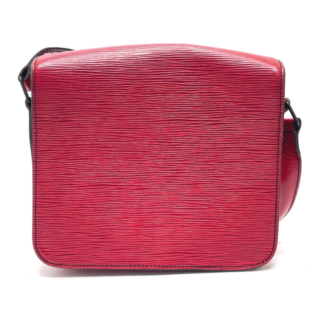 Louis Vuitton Red Leather Shoulder Bag