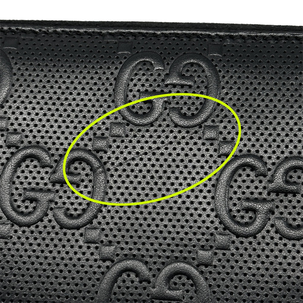 Gucci Black Leather Long Wallet (Bi-Fold) (Pre-Owned)