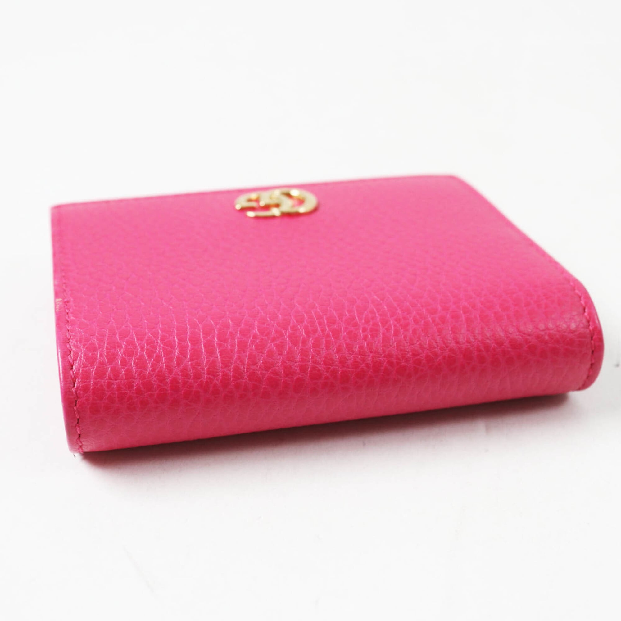 Gucci Pink Leather Wallet (Bi-Fold) (Pre-Owned)