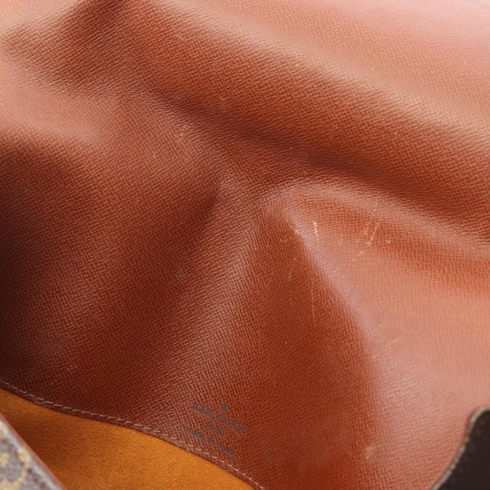 Louis Vuitton Brown Pvc Leather Shoulder Bag