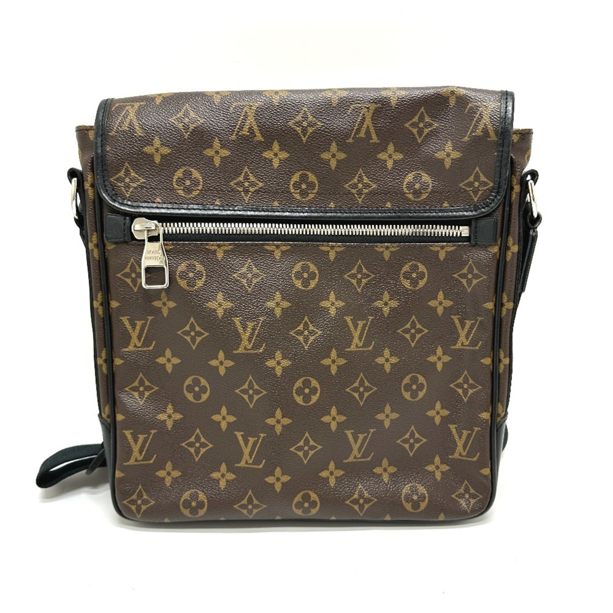 Louis Vuitton Monogram Macassar Black Brown Shoulder Bag