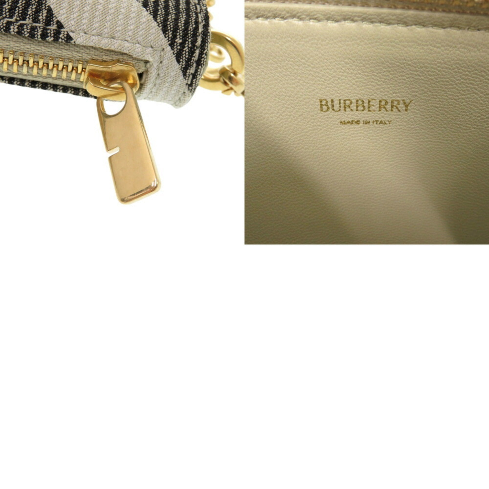 Burberry Beige Canvas Shoulder Bag