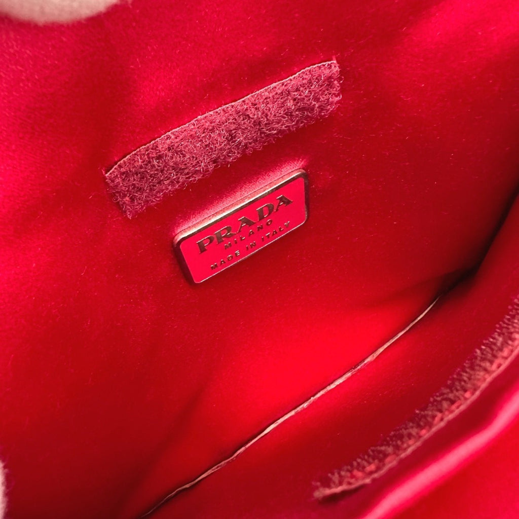 Prada Pink Leather Tote Bag