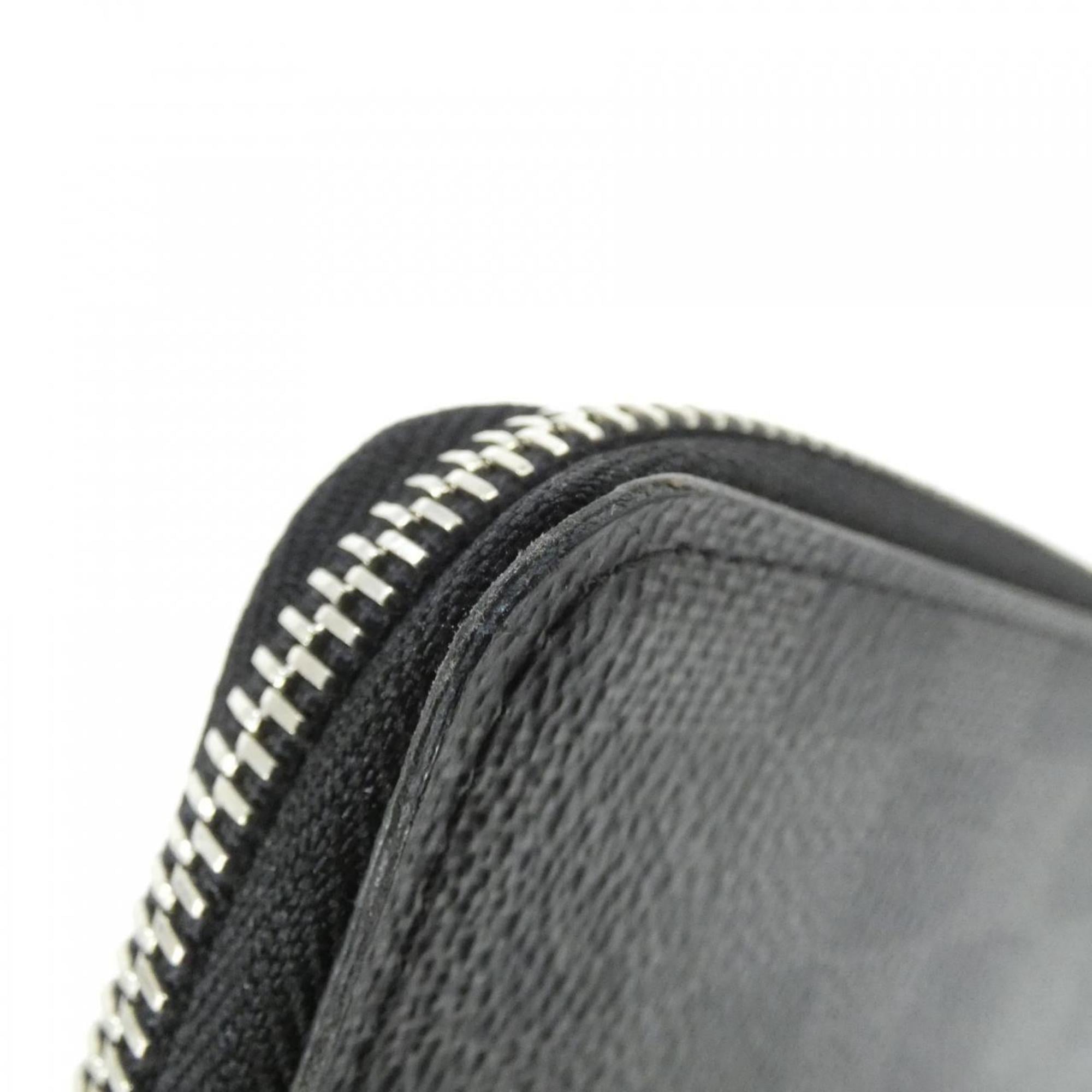 Louis Vuitton Dark Gray Graphite Coated Canvas Long Wallet
