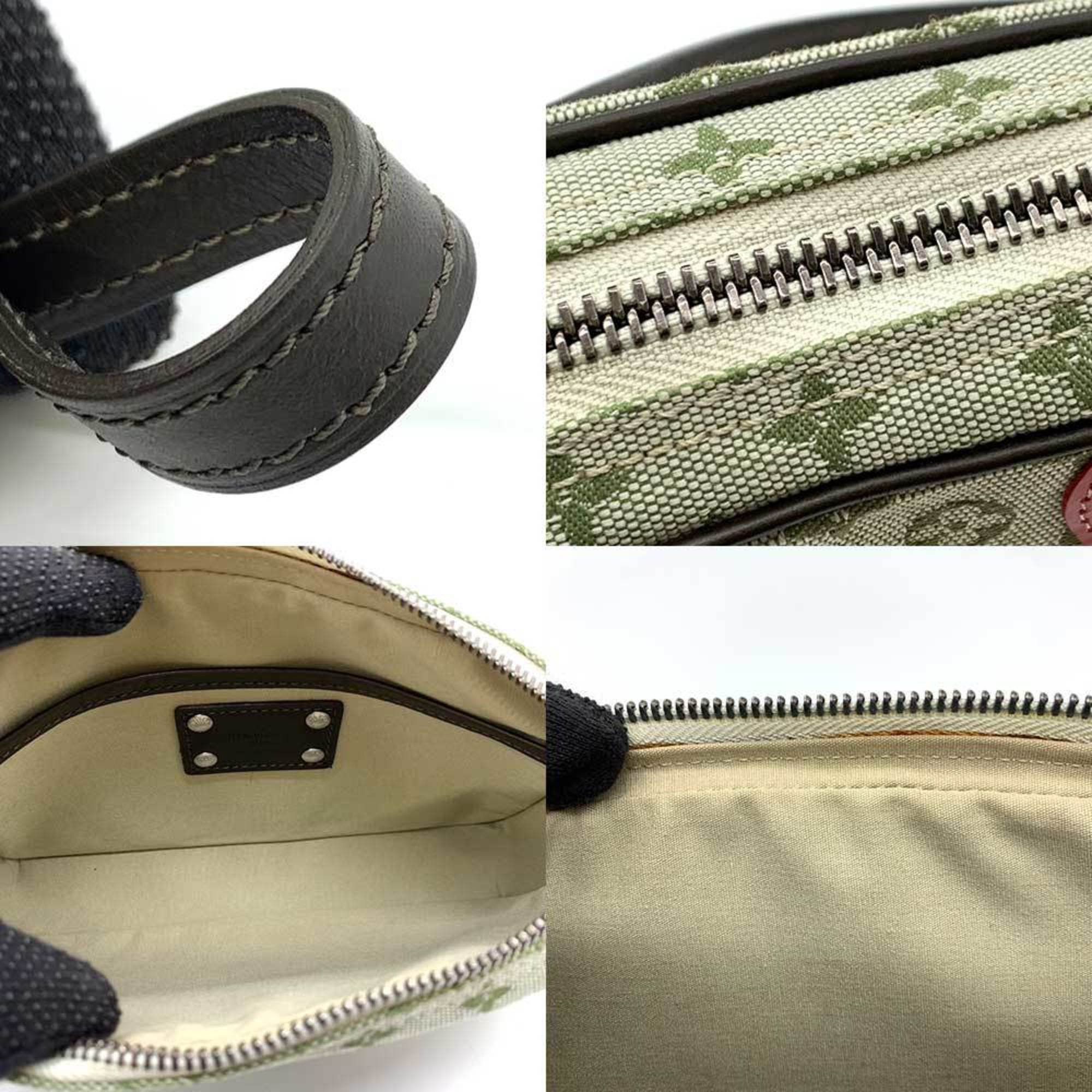 Louis Vuitton Monogram Mini Green Khaki Multi-Color Monogram Mini Handbag Pochette
