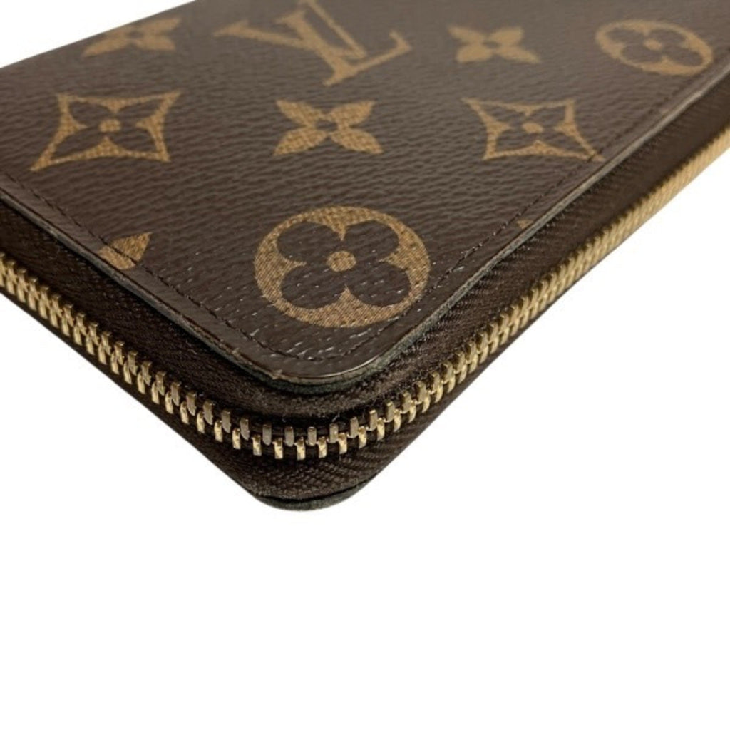 Louis Vuitton Brown Fuchsia Pink Monogram Long Wallet