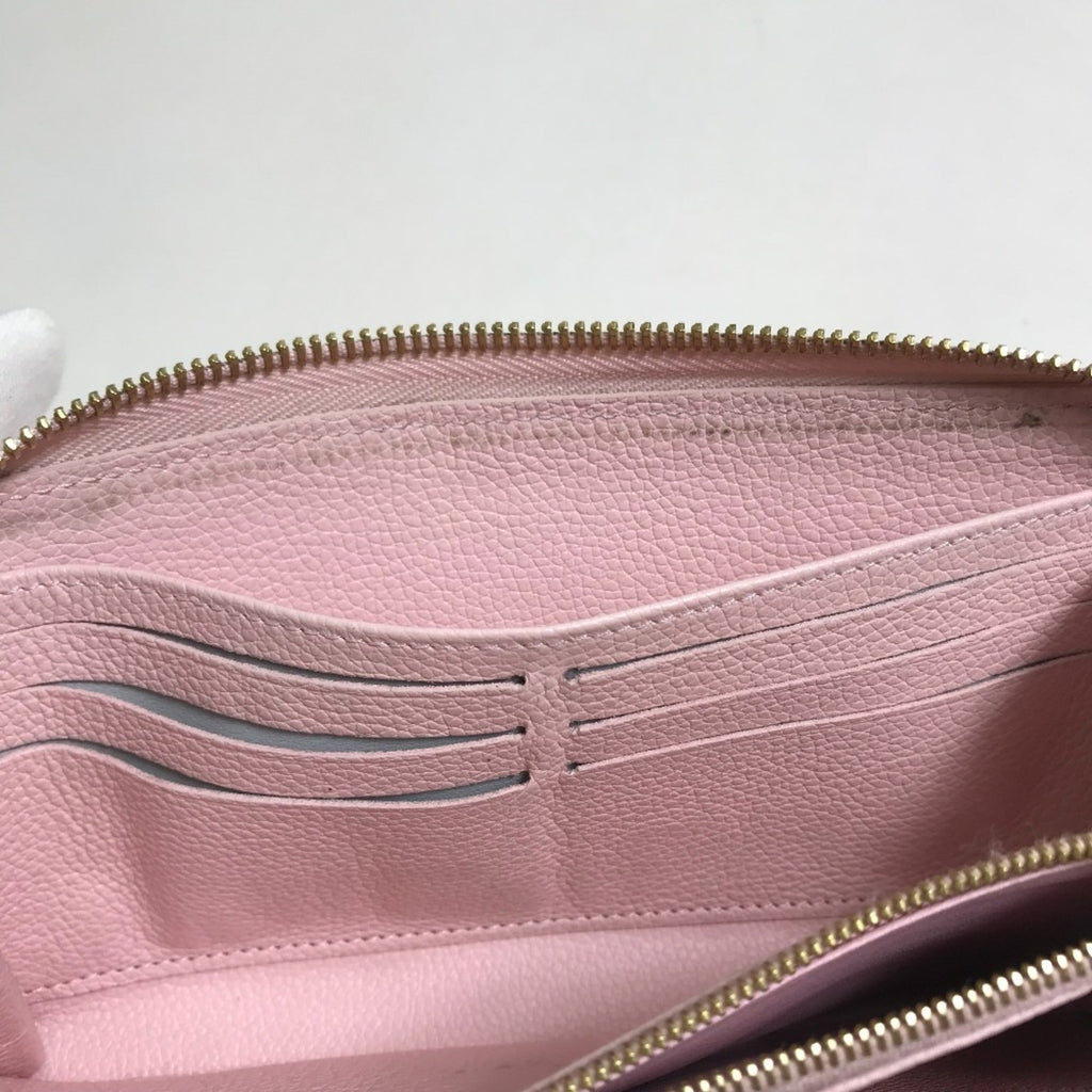 Louis Vuitton Monogram Empreinte Pink Monogram Empreinte Long Wallet