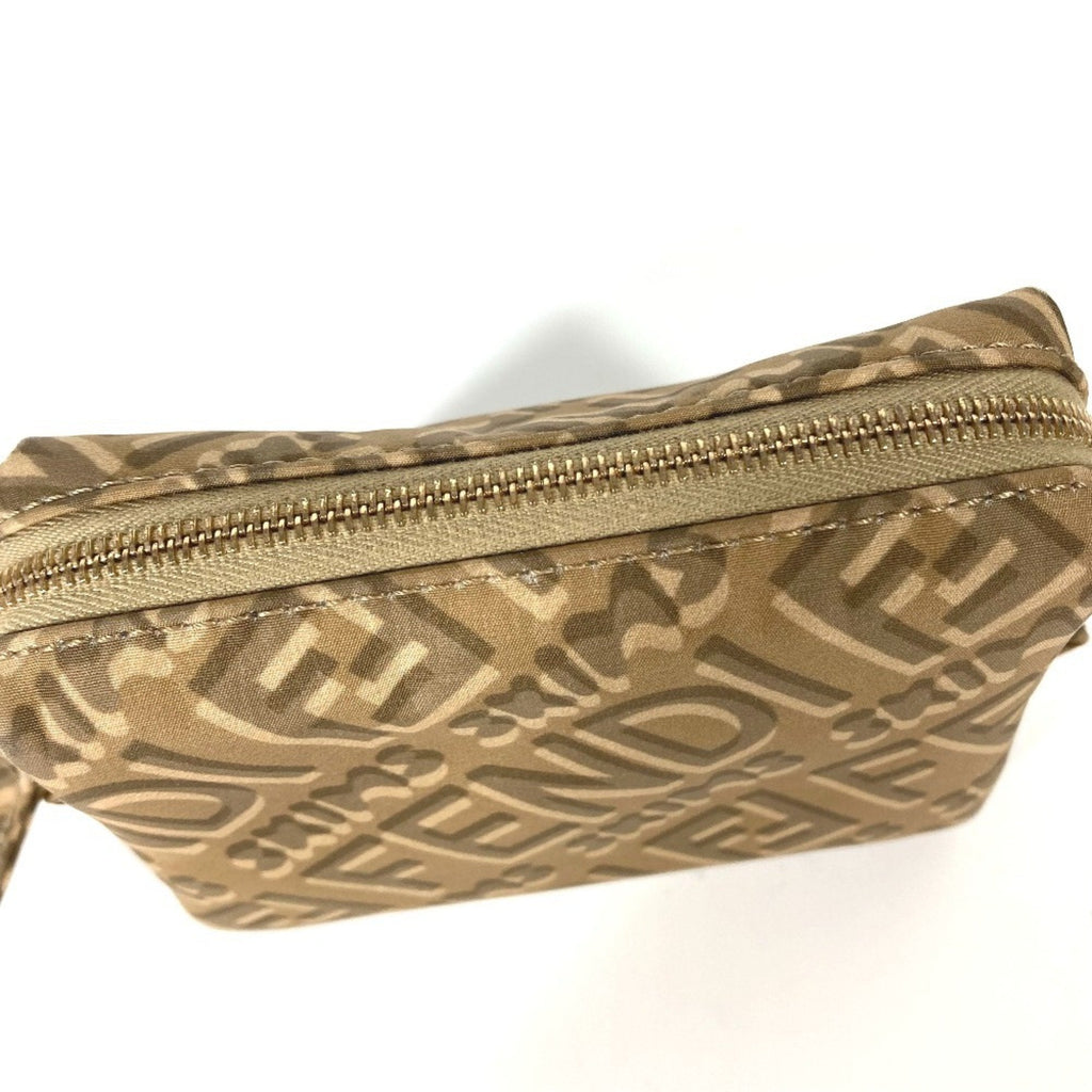 Fendi Beige Nylon Pouch