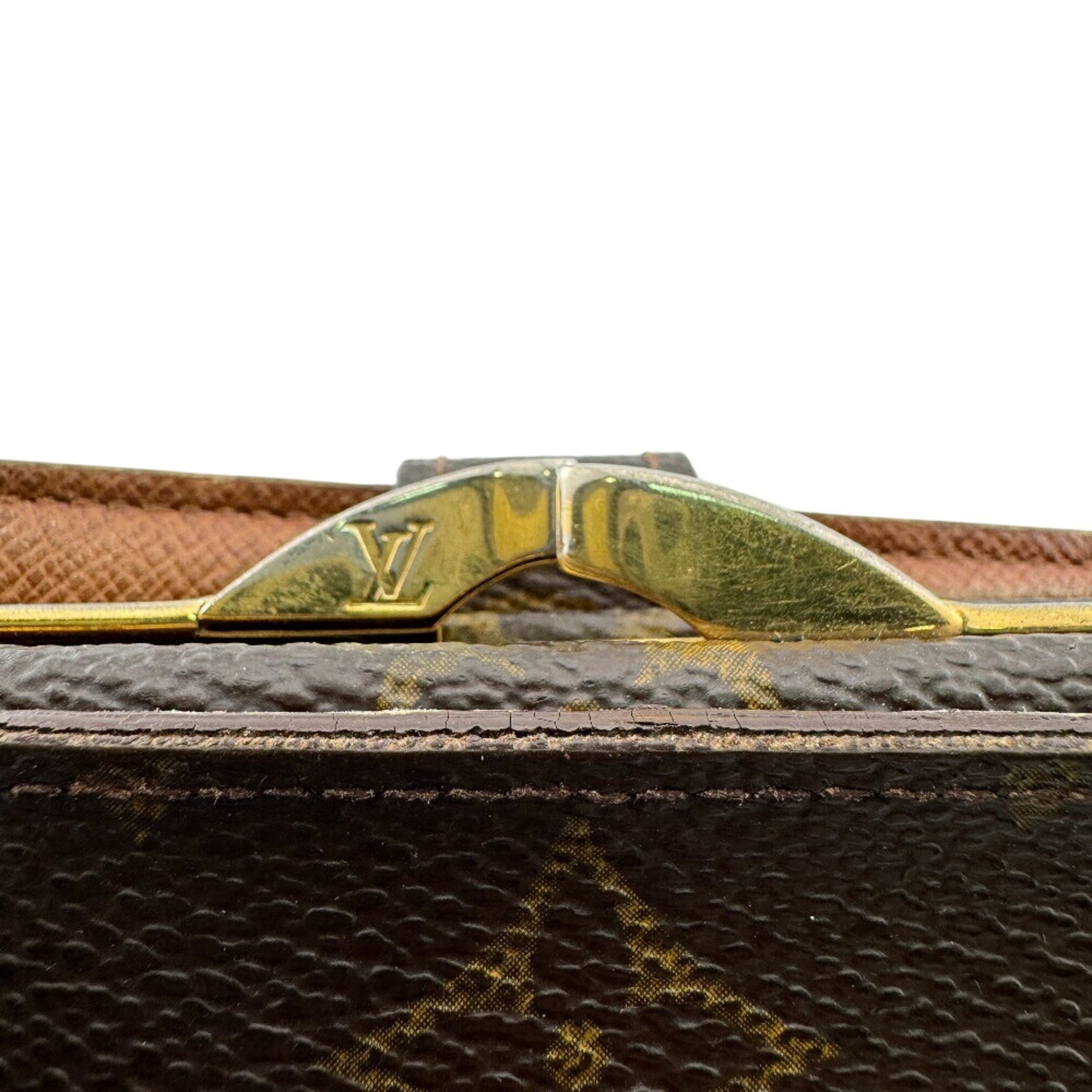 Louis Vuitton Monogram Brown Leather Wallet