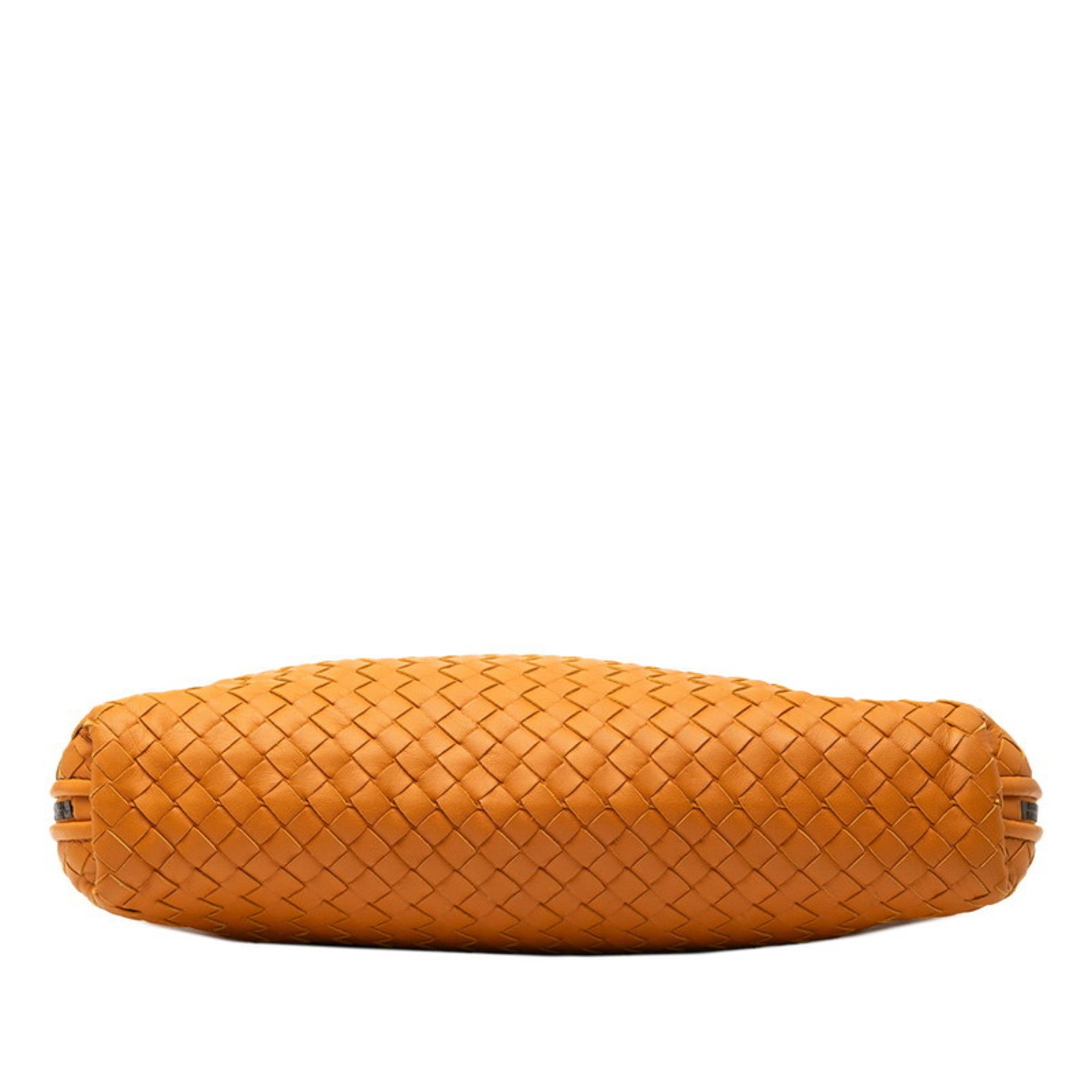 Bottega Veneta Orange Leather Shoulder Bag