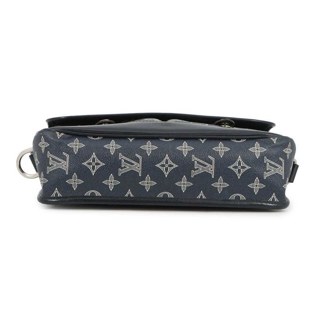 Louis Vuitton Monogram Savane Navy Handbag Shoulder Bag