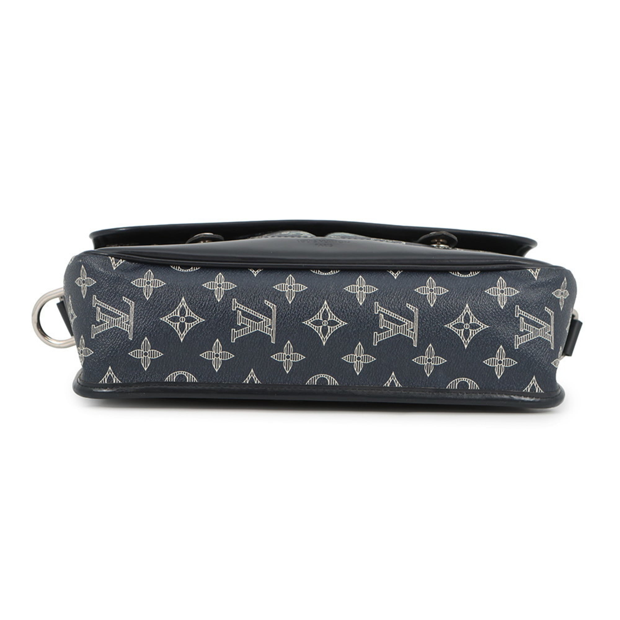 Louis Vuitton Monogram Savane Navy Handbag Shoulder Bag