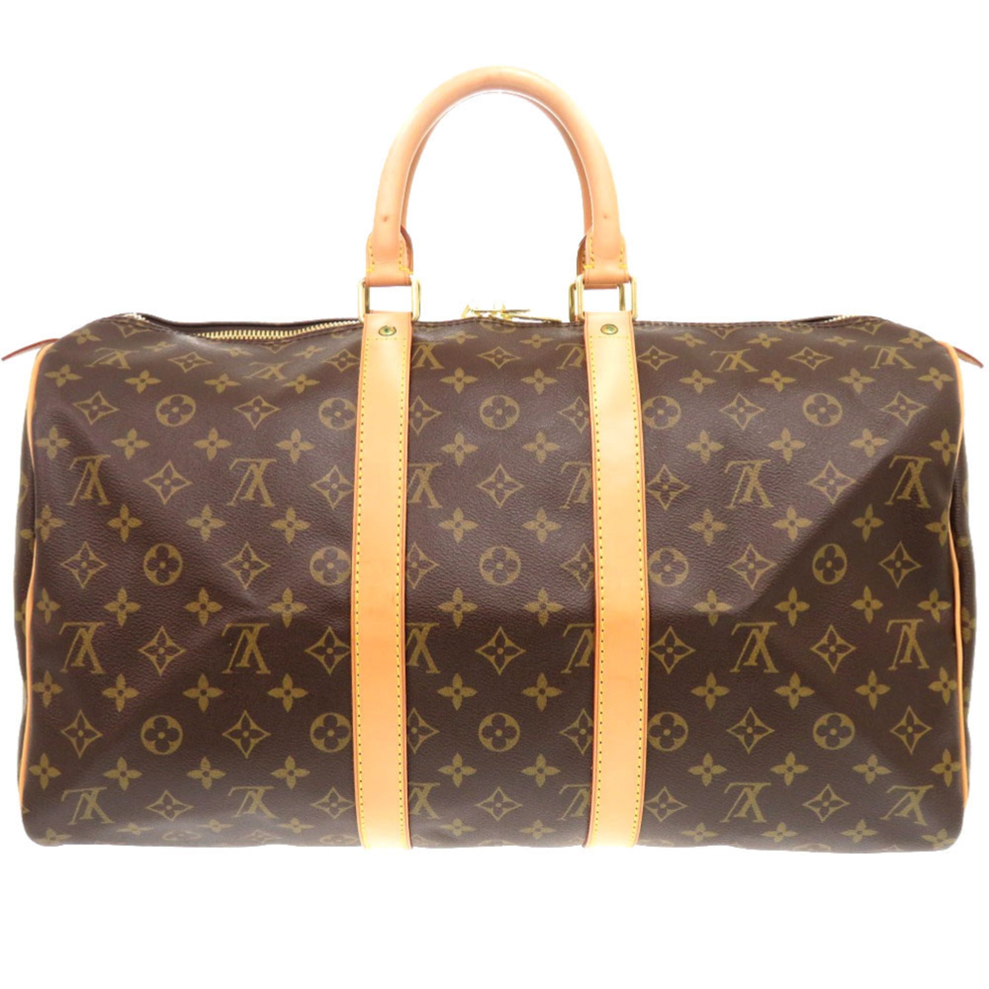 Louis Vuitton Brown Monogram Canvas Boston Bag