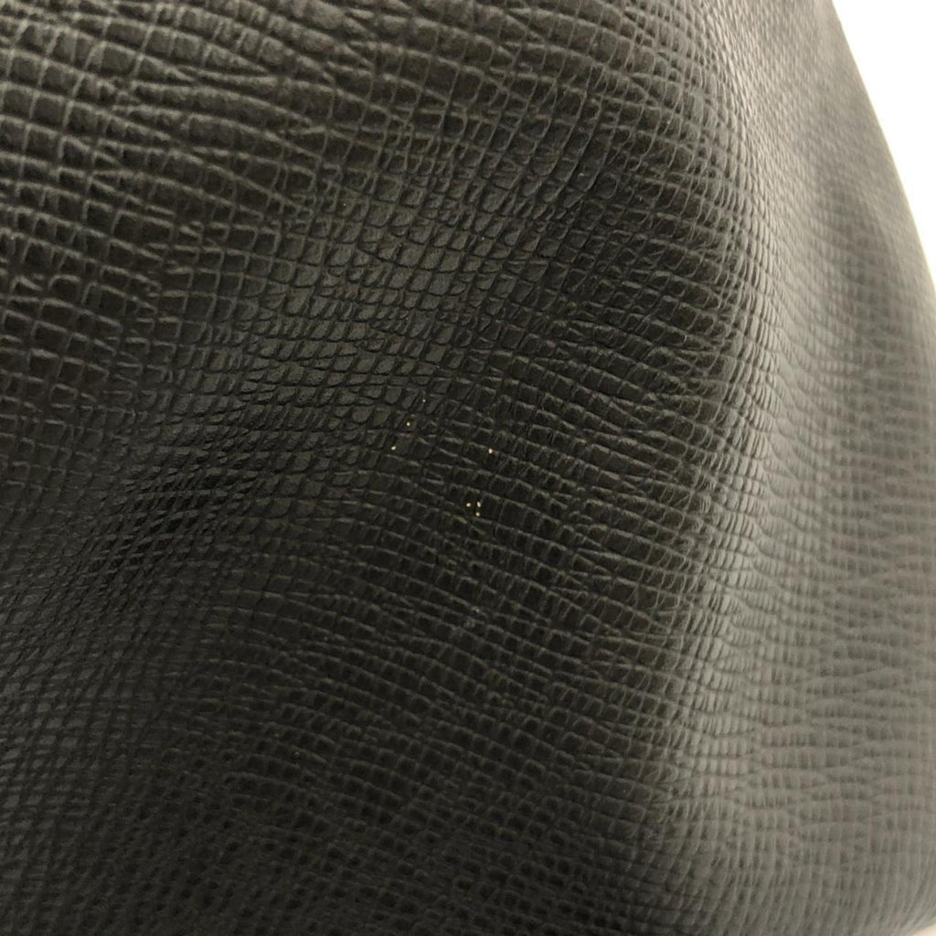 Louis Vuitton Taigarama Black Coated Canvas Leather Backpack