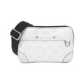Louis Vuitton White Coated Canvas Leather Shoulder Bag