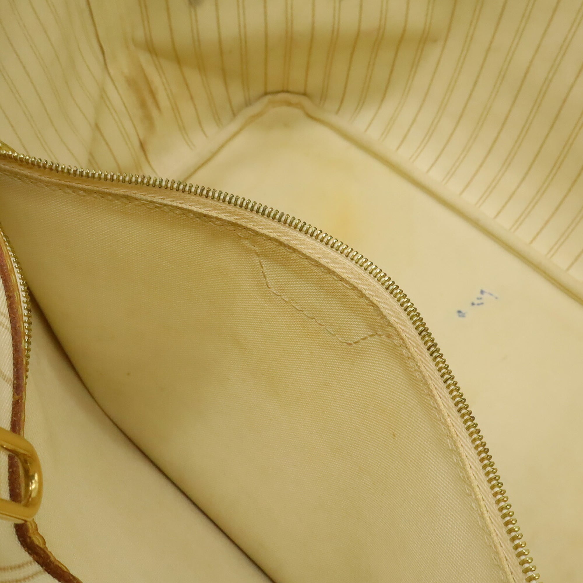Louis Vuitton Damier Azur Ivory Damier Azur Shoulder Bag Tote Bag