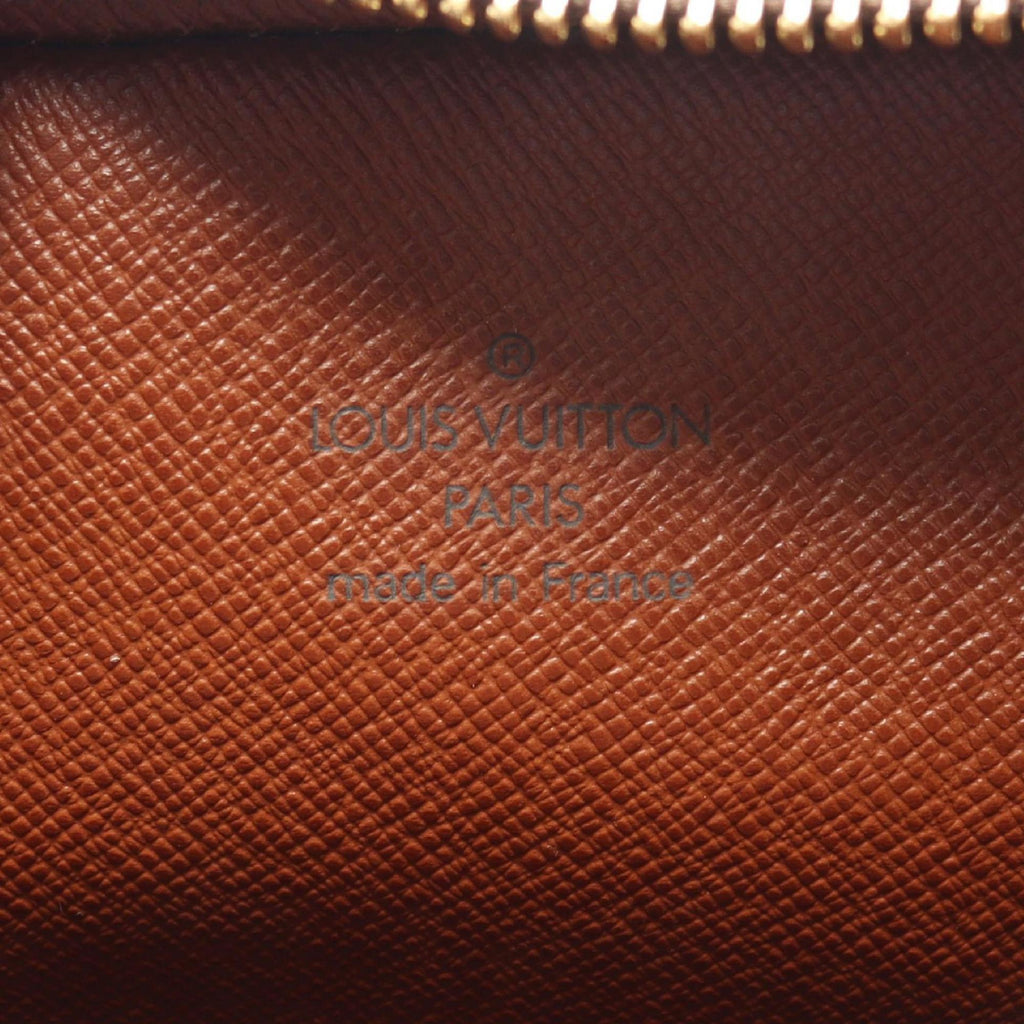 Louis Vuitton Brown Monogram Coated Canvas Leather Handbag Shoulder Bag