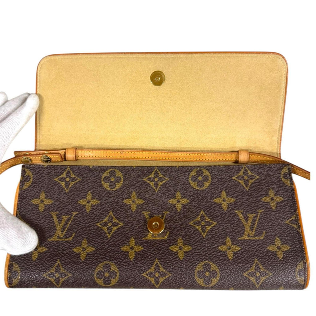 Louis Vuitton Monogram Brown Monogram Pochette Shoulder Bag
