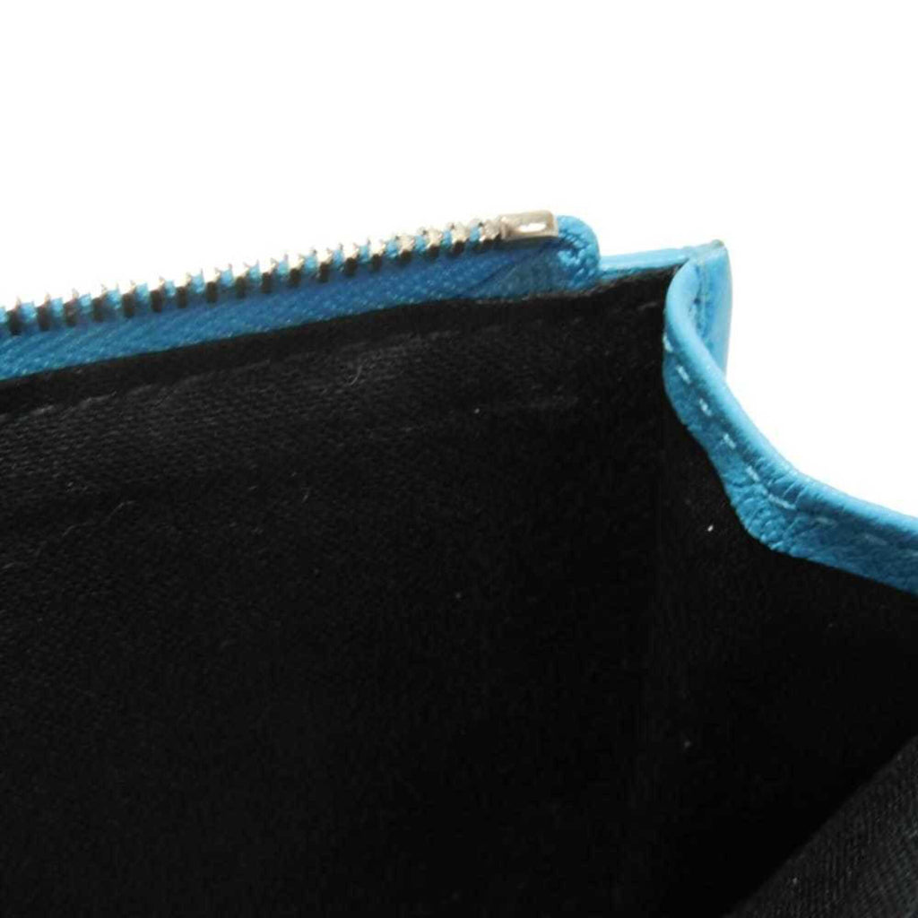 Balenciaga Blue Leather Long Wallet (Bi-Fold)