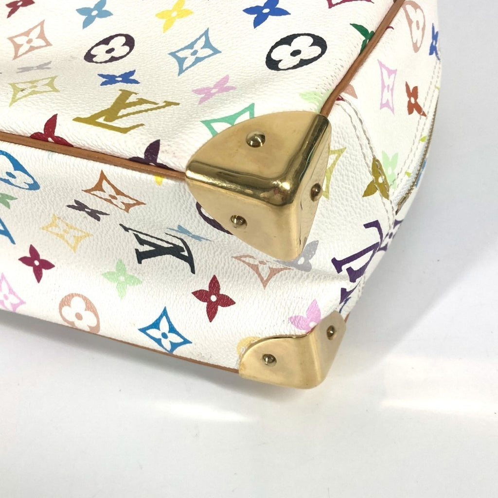 Louis Vuitton Monogram Multicolore Blanc White Monogram Multicolore Boston Bag Handbag