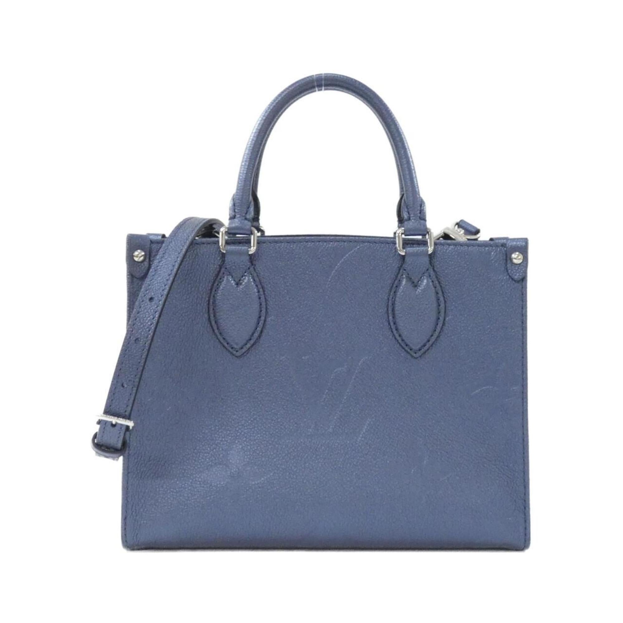 Louis Vuitton Navy Leather Handbag