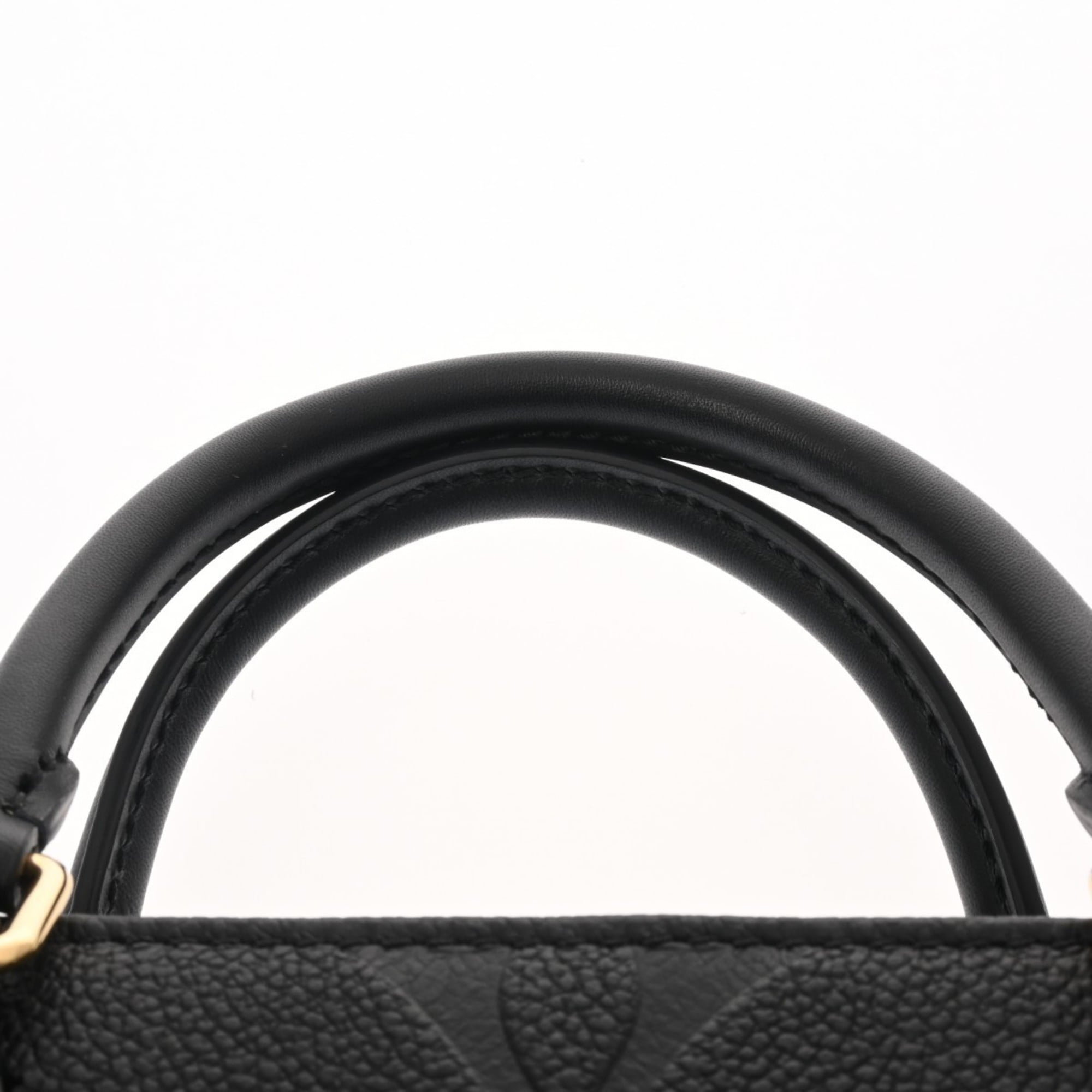 Louis Vuitton Noir Leather Handbag