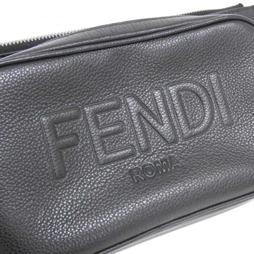 Fendi Black Leather Fanny Pack