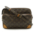 Louis Vuitton Black Brown Monogram Monogram Shoulder Bag