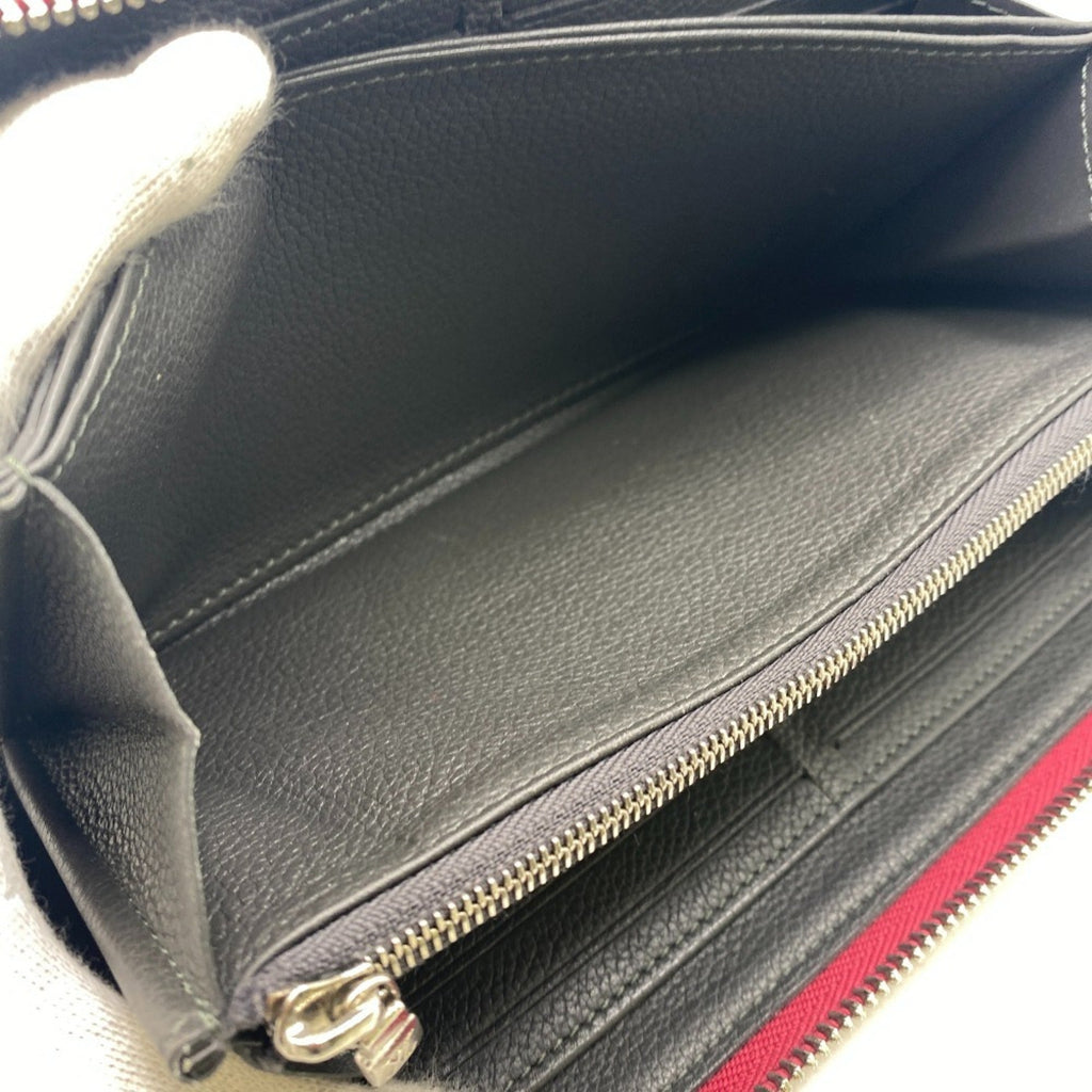 Louis Vuitton Wine Leather Long Wallet